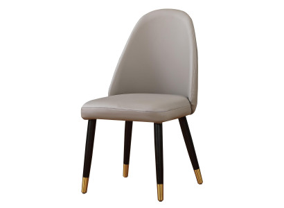 Incomparable chair in gray for dining room in a modern style