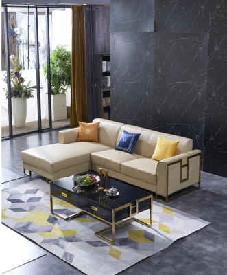 Sofa Corner sofa L-shape Armchair Coffee table Stool Corner sofa Upholstery 2-piece. new