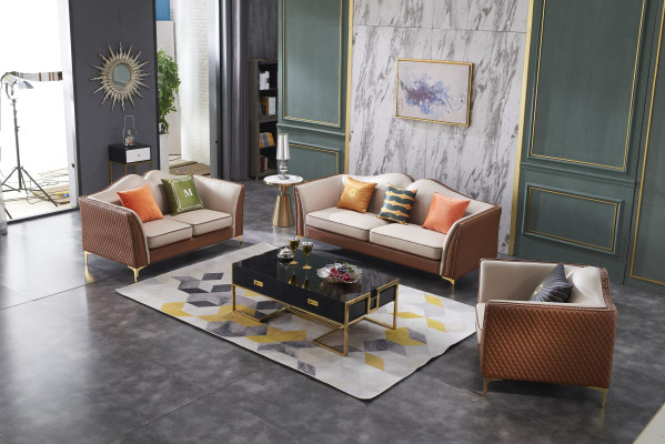 Sofa set 3+2 Seater Classic Sets Sofas Leather Couches Upholstery