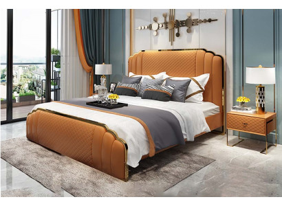 Bed Upholstery Design Luxury Hotel Double Beds Marriage Sleep Room 180x200cm