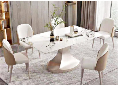 Dining room Column Tables Italian Furniture Dining table Restaurant Table Luxury new