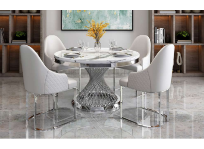Table xxl stainless steel Furniture Art Nouveau royal luxury Furniture Dining table Immediately