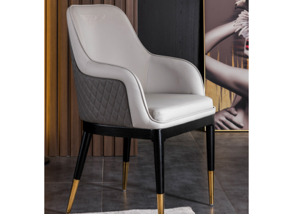 Luxurious chair in gray wood modern style for your dining room