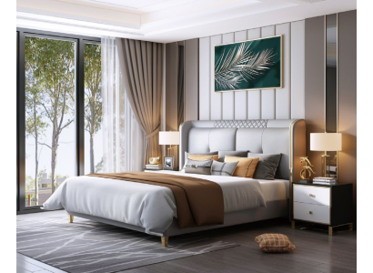 Luxury Bedroom Bed Upholstery Design Double Hotel Marriage Luxury Beds