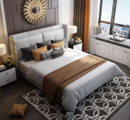 Luxury Bedroom Bed Upholstery Design Double Hotel Marriage Luxury Beds