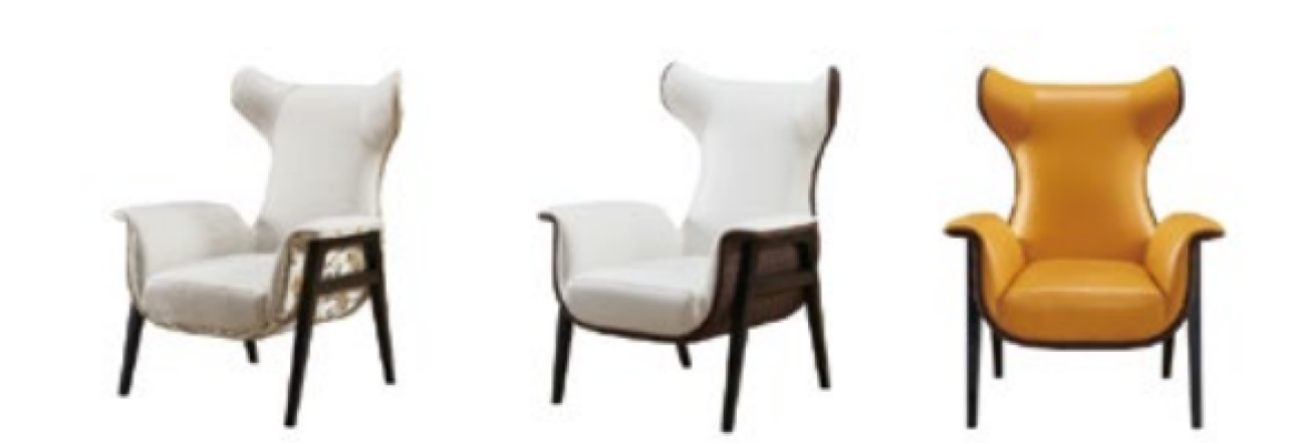 Wing Chair Armchair TV Chair Upholstered Chair Fabric Armchair