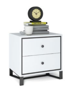 Bedside table nightstand Chest of drawers Side table high gloss gold stainless steel