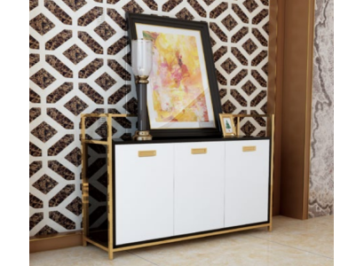 Design Chest of drawers Wardrobe Luxury stainless steel Chests of drawers Wardrobe Decorative Shelf