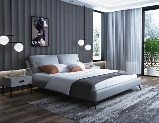 Modern Wood Bed Noble Designer Furniture Beds Double new Bedroom