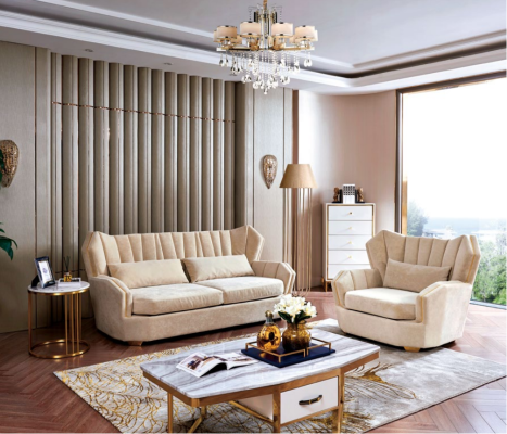 Sofa Couch Suite Seat Upholstery Complete Set 3+2+1 Decorative Sofas Designer