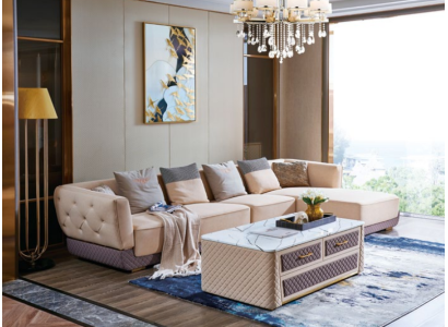 Corner sofa Sofa Couch Upholstery Corner Seat Living landscape Suite L-shape Furniture