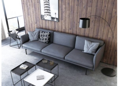 Design Sofa 4 Seater Living room Couch Couches Upholstery Sofas new XXL