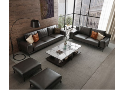 Italian luxury furniture sofa set 3+2 + stool furniture couch sofa 3 pieces.