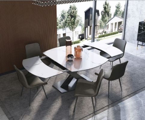 Design Dining room Group Table + 2 Chairs Seat Upholstery Suite Tables Lehn
