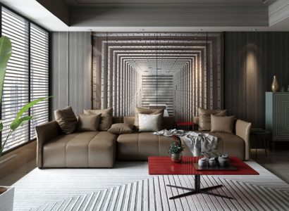 Living landscape Corner sofa L-shape Armchair Set Suite Modern Sofa Italy