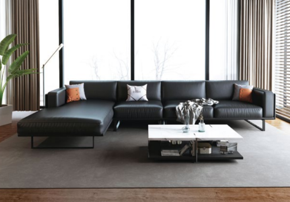 Modern Sofa Corner suite L-shape Upholstery Seat Corner Couch Leather Sofa Sofas