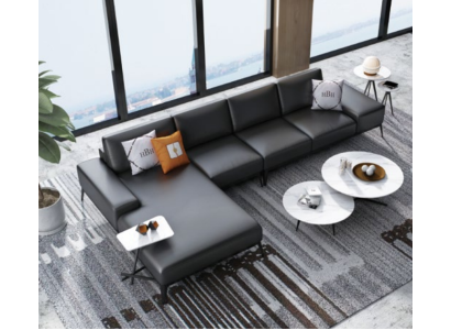 Corner sofa Upholstery Decor Suite Living landscape L-shape Designer Sofa Couch