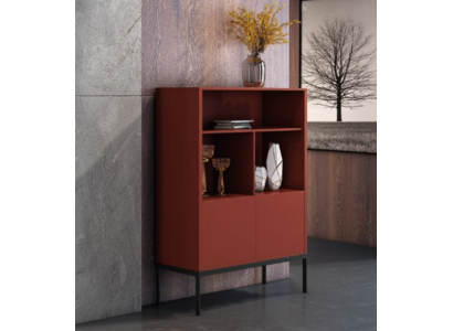 Italian Chest of drawers Style Furniture High Designer Wardrobe Cabinets Orange
