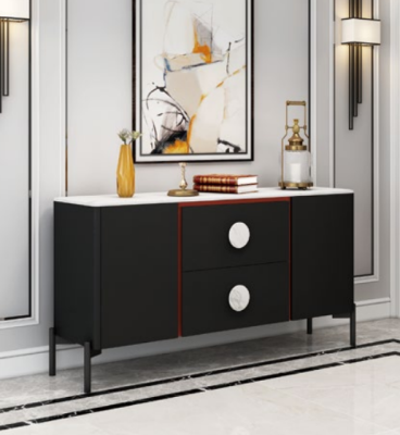 Designer Italian Chest of drawers Sideboard Wardrobe Shelf Metal Luxury Living