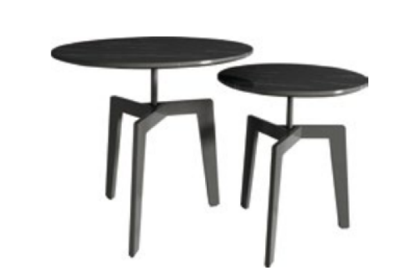 Set of 2x decorative coffee table coffee table side table designer living room table