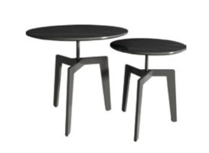 Set of 2x decorative coffee table coffee table side table designer living room table