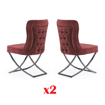 Chesterfield Hotel Suite Textile Upholstery Group 2x Set Design Chair