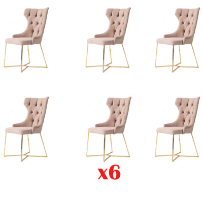 Lehn Chair Restaurant Industry 6x Design Chairs Seat Upholstery Set Chesterfield