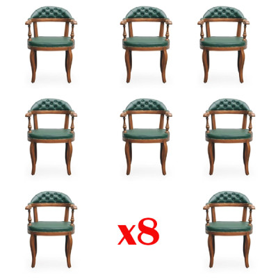 Chairs Chair Wood Luxury Seat Set 8 Armchair Dining room chair Dining room