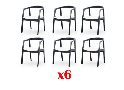 Dining room Chair Suite Armchair new Set Upholstery Design 6 Chairs Group