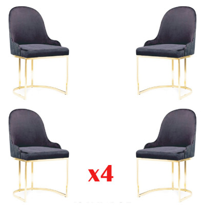Suite Seat Upholstery Wood 4x Chairs Furniture new Dining room Kitchen Group