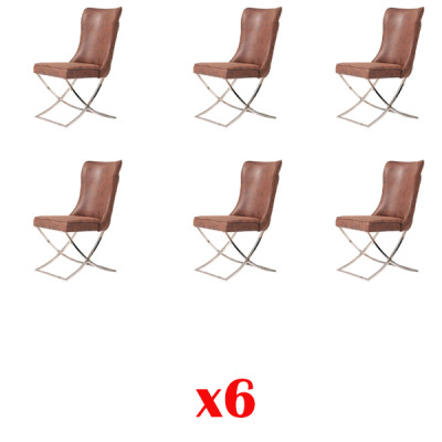 Chair 6 Dining Room Club Armchair Wood Lounge Design Furniture Upholstered Chair