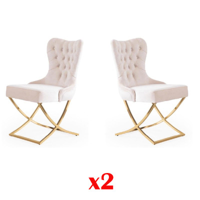 Modern Chair Seat Upholstery Suite Dining room 2x Chairs Kitchen Group