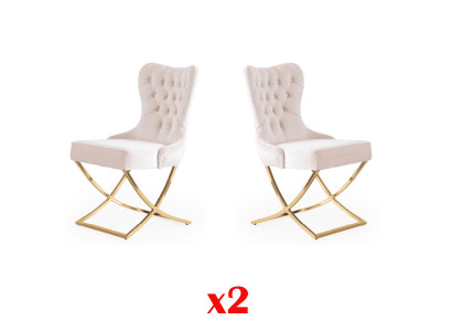 Modern Chair Seat Upholstery Suite Dining room 2x Chairs Kitchen Group
