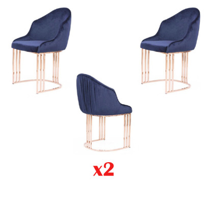 Designer Lehn Seat Armchair luxury dining room 2x Chairs Upholstery Textile