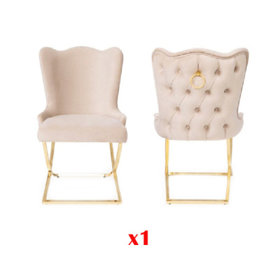 Lounge Club without Armrests Luxury Modern Chair 1x Dining room Lehn Armchair