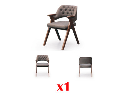 Chesterfield Dining room Design Chair Italy Furniture Real wood Chairs