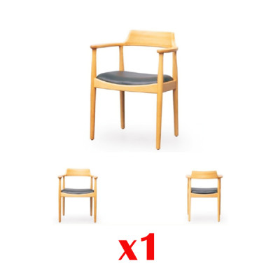 Chairs Upholstery Wood Modern Designer Leaning Seat Armchair Dining Room