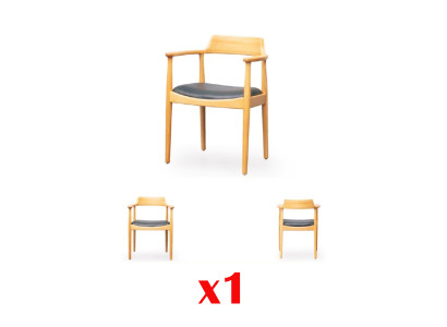 Chairs Upholstery Wood Modern Designer Leaning Seat Armchair Dining Room