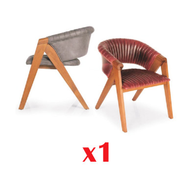Dining room Restaurant Design Chair 1x Chairs Armchair Group Fabric Textile