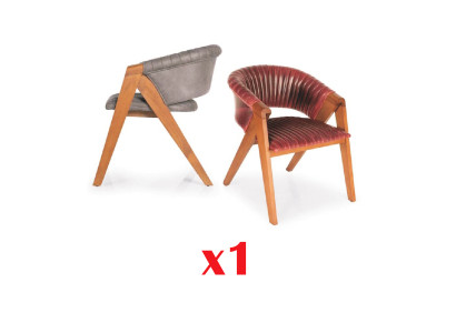Dining room Restaurant Design Chair 1x Chairs Armchair Group Fabric Textile