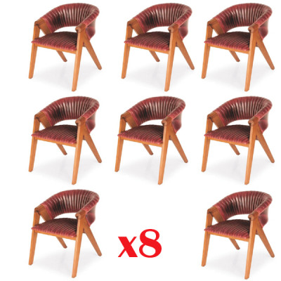 Dining room Suite 8 Set Chairs Lehn Solid Wood Furniture Sets Dining set
