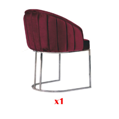 Modern Armchair Chair 1x Dining room TV Lounge Upholstered Chair Textile