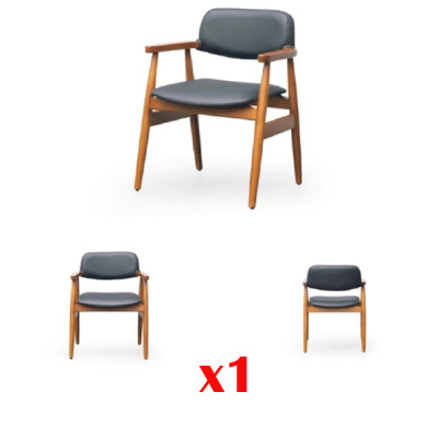 Dining room Chairs Lehn Textile Wood Modern new Seat Upholstery Suite