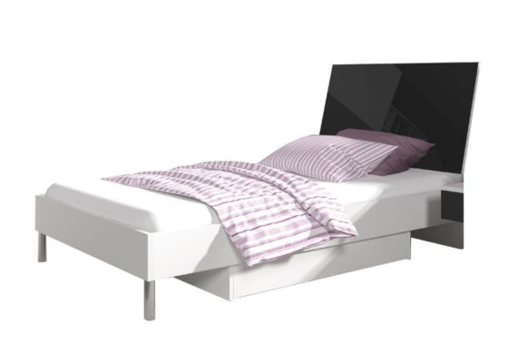 Childrens room 2-piece set loft bed wardrobe high gloss youth room furniture new