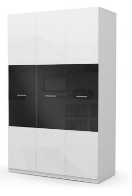 Wardrobe Shelf Wardrobe for Bedroom Children Youth Black