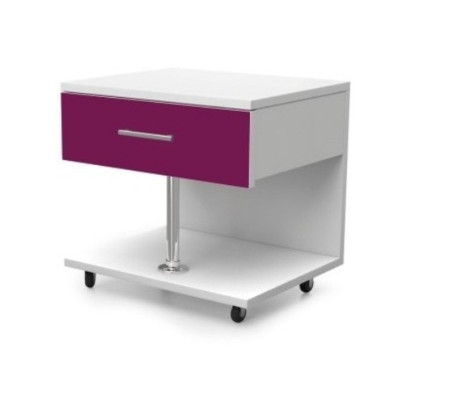 Bed + Bedside table Childrens room Furniture Bed Childrens bed Bedside table 2pcs. Purple new