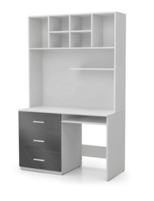 Desk High Gloss Gray Table Office Childrens room Youth Room Tables new