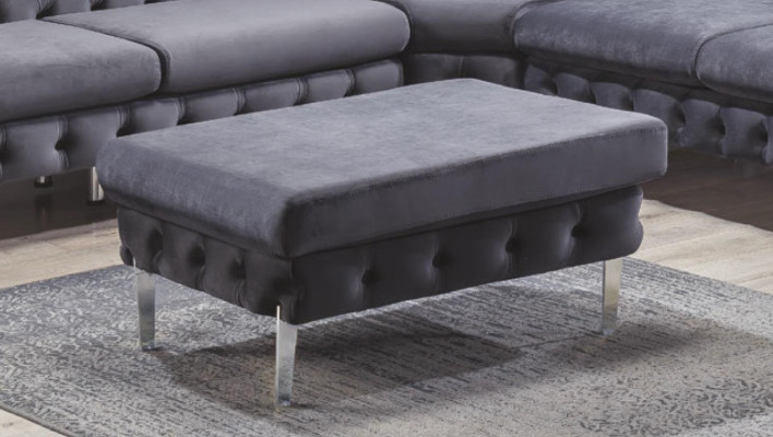 Stool Blue Living room Chesterfield Elegant furniture Italian style
