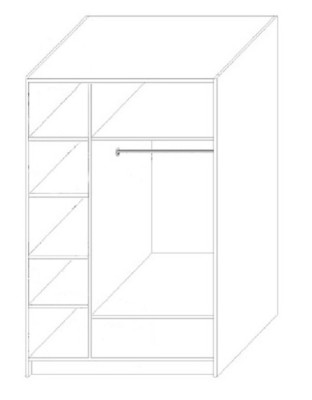 Wardrobe Cabinets Wardrobe High Gloss Clothes cabinets Childrens room White new