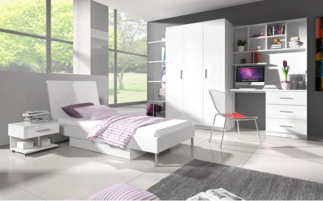 White Wardrobe Cabinets Wardrobe High Gloss Clothes cabinets Childrens room